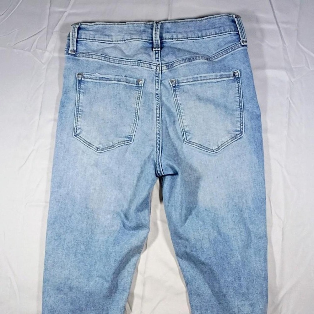 Banana Republic Light Wash Distressed Skinny Jeans - Picture 5 of 5